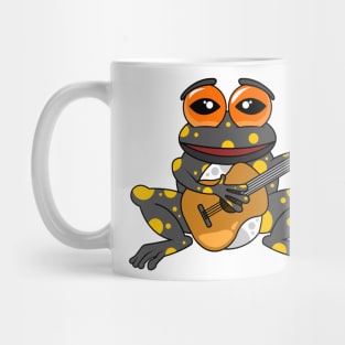 Crazy frog is playing the guitar Mug